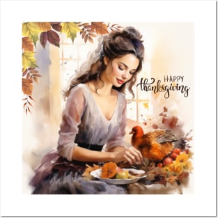 Happy Thanksgiving Day 4 Posters and Art